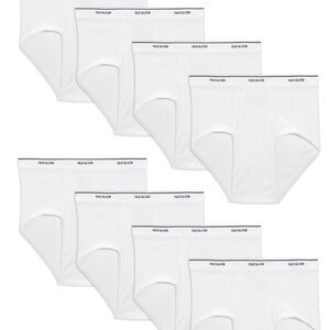 Fruit of the Loom Men's Classic White Briefs XXL